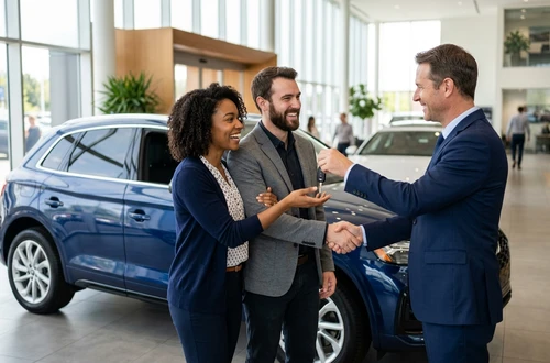 Friendly auto loan advisor ready to assist